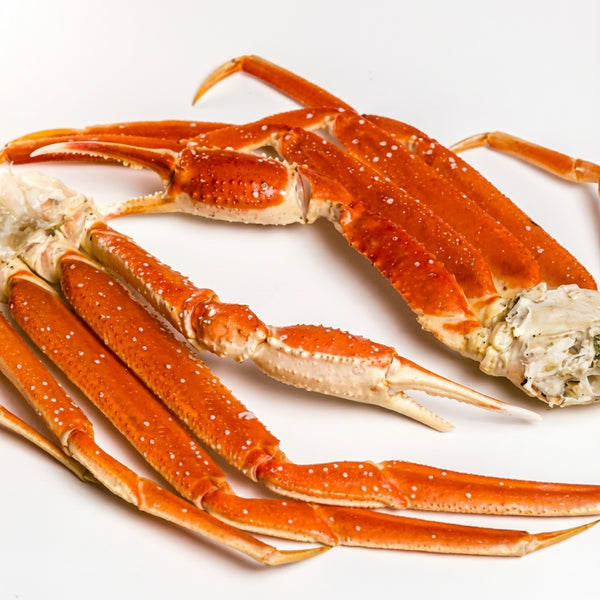 Cooked & Frozen Snow Crab Legs — Sweet, Tender, Meaty Crab Clusters | Ready to Heat & Serve for Hot Pot, Steaming, Baking (3LB/5LB/10LB Options)