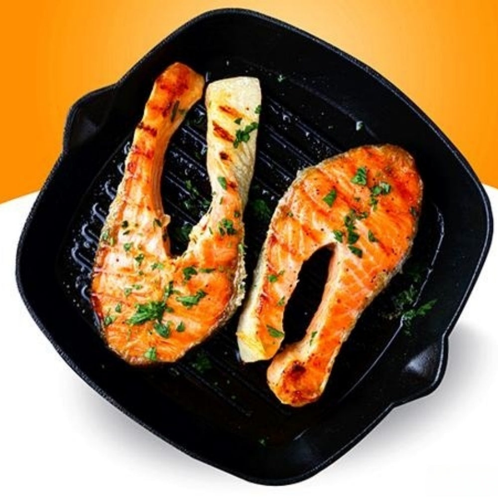 Sashimi-Grade Salmon Slices (20LB Bulk Pack) — Rich Marbling, Fresh & Buttery, Ready for Sashimi, Sushi & Poke, Ideal for Restaurants