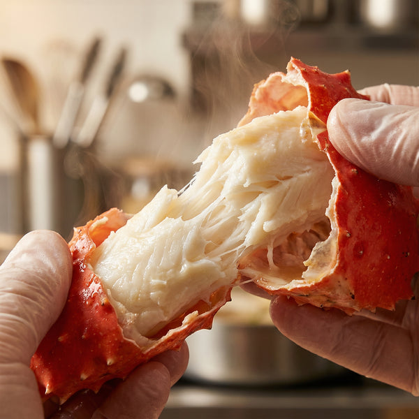 Wild-Caught Giant King Crab Legs & Claws - 3 lb Premium Mix (Pre-Cooked & Flash-Frozen)