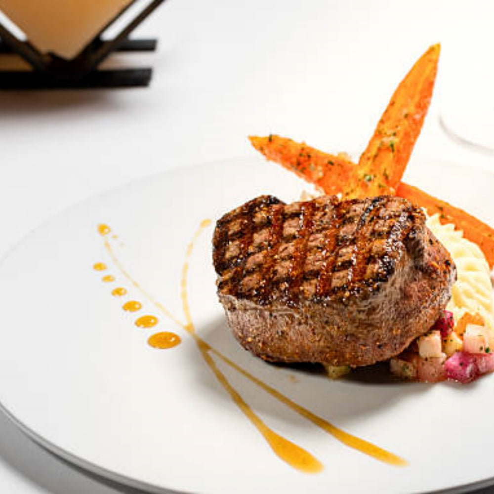 Premium Filet Mignon Steak — Approx. 0.35–0.55 lb Each, Thick-Cut 1.5–2.5 in, Ultra Tender & Juicy, Perfect for Pan-Searing, Grilling & Steak Nights